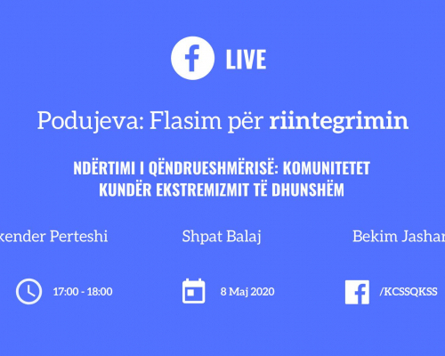 Diskutim online - Flasim për riintegrimin me qytetarët e Komunës së Podujevës 