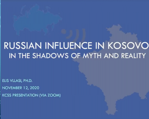 Publikimi i raportit: Ndikimi rus në Kosovë në hijet e mitit dhe realitetit