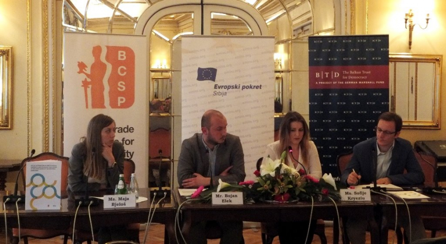 HULUMTUESJA E QKSS, SOFIJE KRYEZIU MBAJTI NJË PREZANTIM NË KONFERENCËN ME TEMËN: SERBIA - KOSOVA: MUNDËSITË...