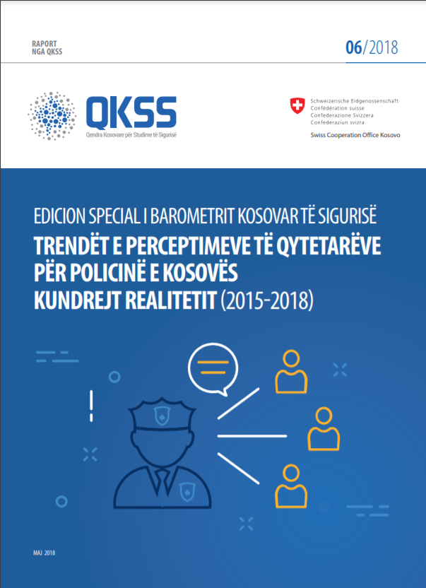 Trendet e perceptimeve të qytetarëve për Policinë e Kosovës (2015-2018)