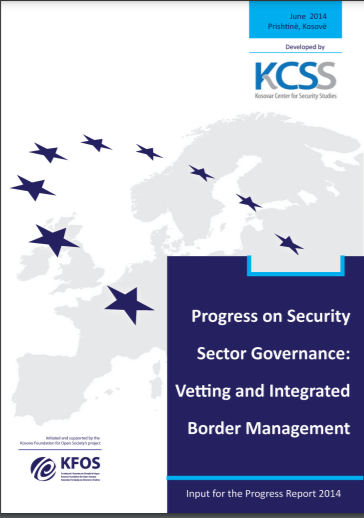 Progress on Security Sector Governance: Vetting and Integrated Border Management