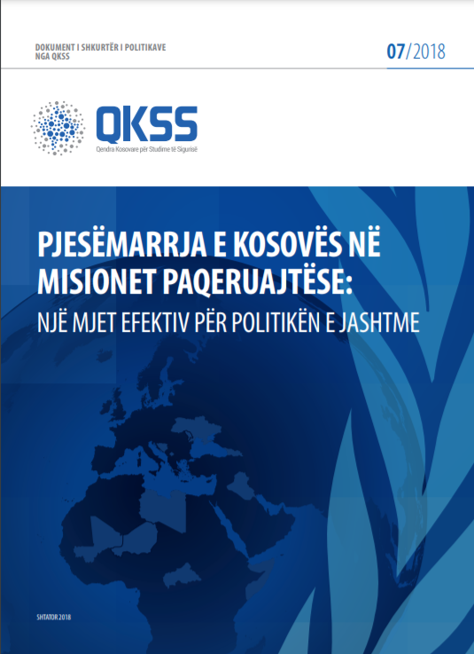 Pjesëmarrja e Kosovës në misionet paqerruajtëse: Një mjet efektiv për politikën e jashtme 